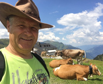 Auch Skifahren ist ein Hobby von Urben Peter